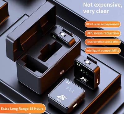 SX63 Wireless Microphone with Charging Case_img_1