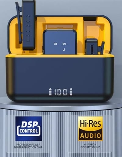 SX12 Lavalier Clip-On Wireless Microphone with Dual Microphones + Receiver_img_0