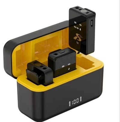 SX12 Lavalier Clip-On Wireless Microphone with Dual Microphones + Receiver_img_3