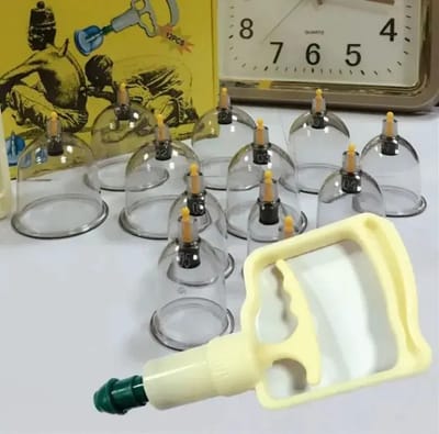 12 Pcs Massage Cans Cups Vacuum Cupping Kit_img_1