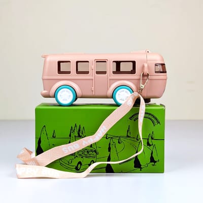 Bus Design Straw Water Bottle_img_4