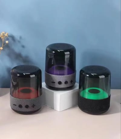 New Z5 mini Bluetooth 5.1 speakers Outdoor waterproof noise reduction subwoofer LED dazzling light wireless Bluetooth_img_1