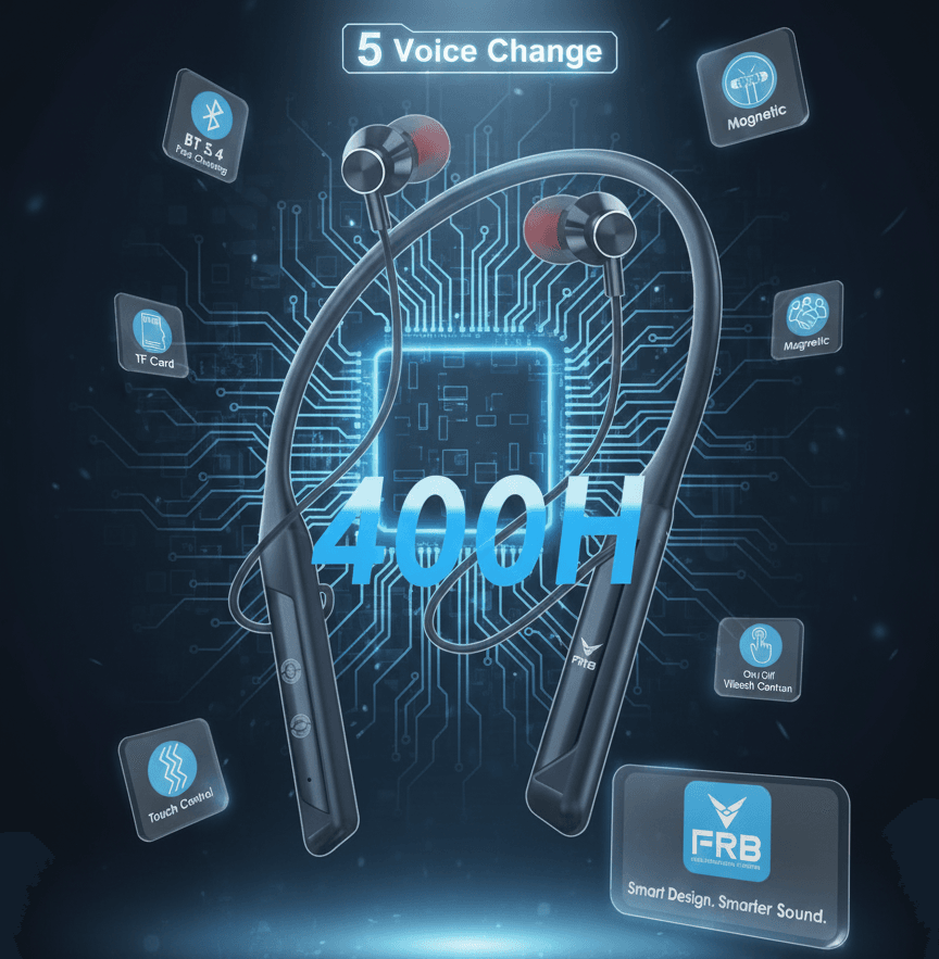 FRB-N27 Wireless Neckband – 400h