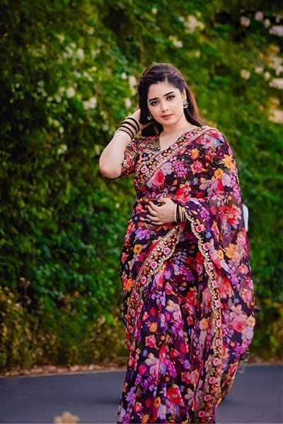 Digital Print Sharee with Blouse Piece_img_0