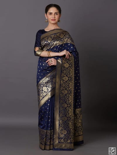 Product - Latest & Exclusive Luxury Stylish Glorious Design Saree With Gorgeous Blouse Piece For Woman_img_0