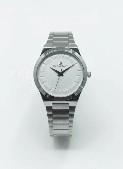 Universe Point White with subtle Roman numeral hour markers watch_img_0