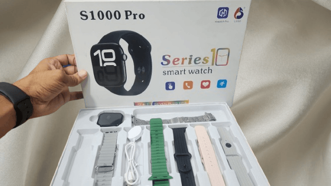 Smart Watch S1000 Pro Series 10 Reloj Intelligente Smartwatch Montre Connected Smart Watch 7 in 1 S1000pro Sport Watch for Men