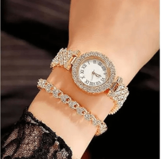 A58 Plus Smart Watch with Elegant Jewelry 8-in-1 Gift Set for Women_img_3