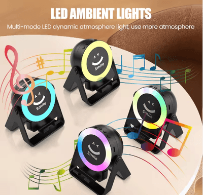 Advanced Bluetooth Speaker with Phone Stand RGB Color Sensor Technology Portable Wireless Speaker Waterproof for Karaoke_img_0