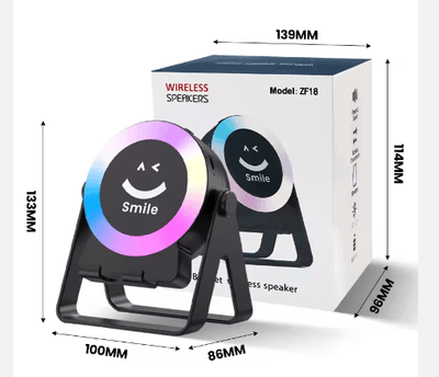 Advanced Bluetooth Speaker with Phone Stand RGB Color Sensor Technology Portable Wireless Speaker Waterproof for Karaoke_img_2