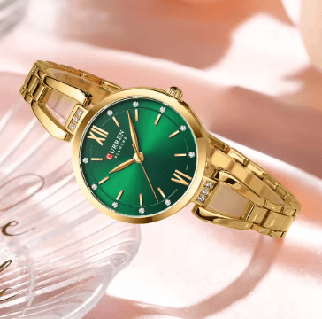 CURREN New Rhinestone Fashion Women Elegant Quartz Watch_img_1
