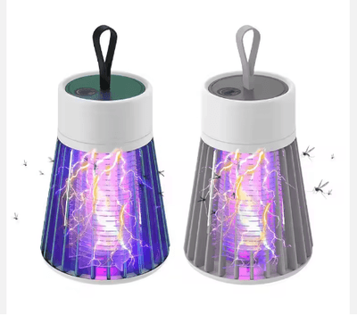 USB Charging Mosquito Killer Lamp Insect Bug Zapper Fly Catcher Solid ABS Pest Control Lamp for Home Electrical Batteries_img_1