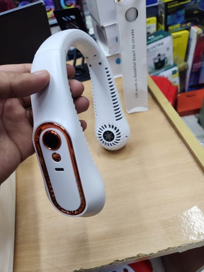 New Arrivals Wearable Neck Fan for Outdoor,new Design Rechargeable Usb Portable Cooling Neck Fan_img_0