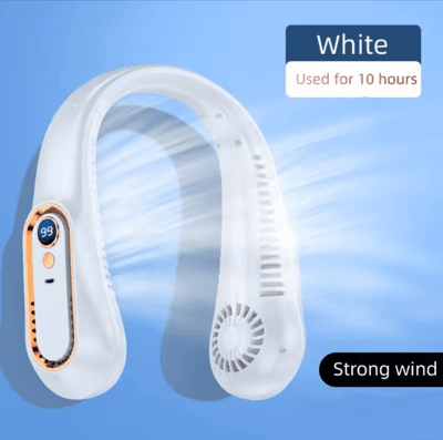 New Arrivals Wearable Neck Fan for Outdoor,new Design Rechargeable Usb Portable Cooling Neck Fan_img_4