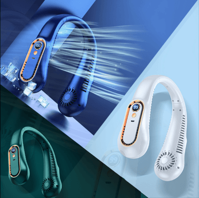 New Arrivals Wearable Neck Fan for Outdoor,new Design Rechargeable Usb Portable Cooling Neck Fan_img_5