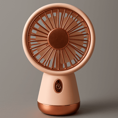 Mini USB Rechargeable Desktop Fan – 5 Speed Gear_img_0