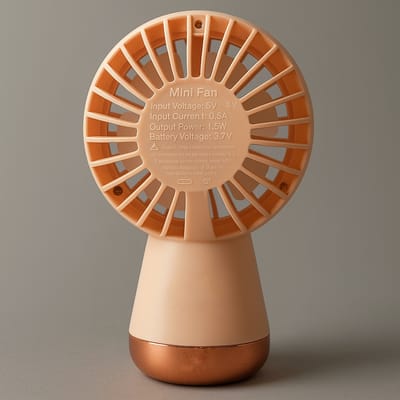 Mini USB Rechargeable Desktop Fan – 5 Speed Gear_img_1