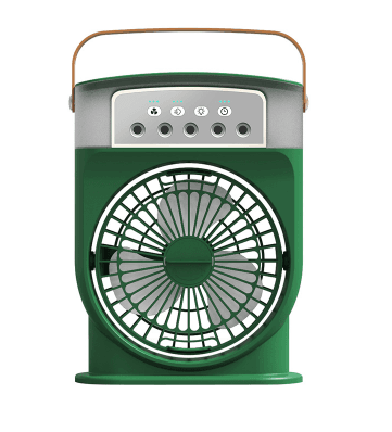 Rechargeable Air Cooling USB Fan with LED Night Light Water Fan_img_3