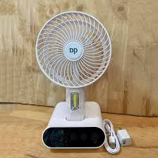 Duration Power DP-7624 Desktop Portable Rechargeable Fan 3000mAh_img_1