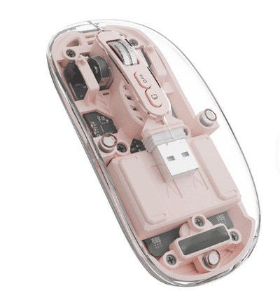 WIWU WM105 Crystal Transparent Wireless Mouse 2.4G_img_2