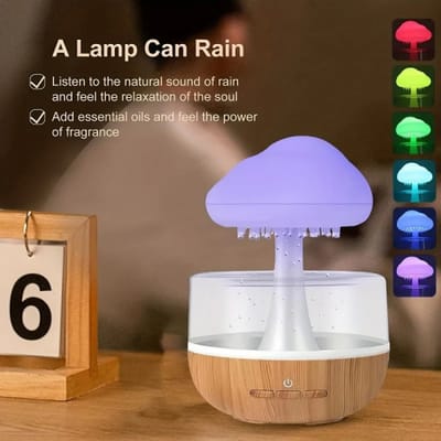Rain Cloud Night Light Humidifier with Raining Water_img_0