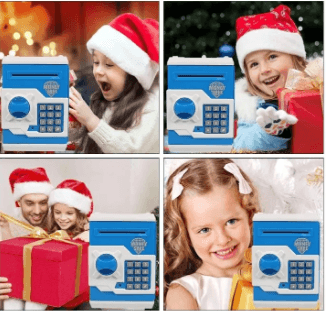 Electronic Piggy Bank Safe Box Money Boxes For Children Digital Coins Cash Saving Safe Deposit Mini ATM Machine Kids_img_2