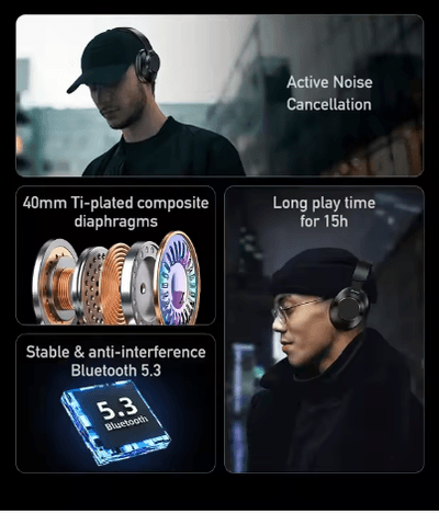 A997 PRO Over-Ear Headphone Black_img_2