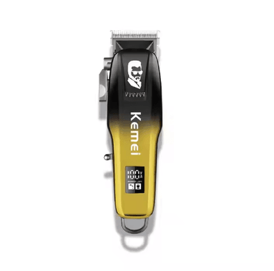 Kemei Pro Electric Hair Clipper Km-709a Adjustable Cutter Head Professional Cordless Rechargeable Hair Cutter_img_0