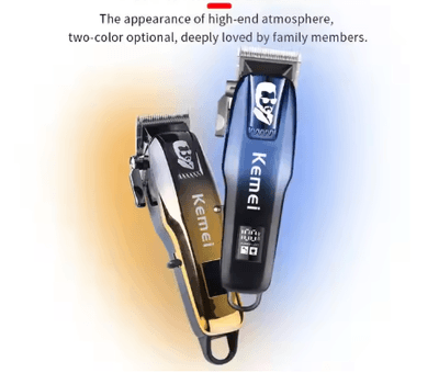 Kemei Pro Electric Hair Clipper Km-709a Adjustable Cutter Head Professional Cordless Rechargeable Hair Cutter_img_1