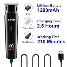 Kemei KM-1113 Hair Clipper and Beard Trimmer for Men_img_3