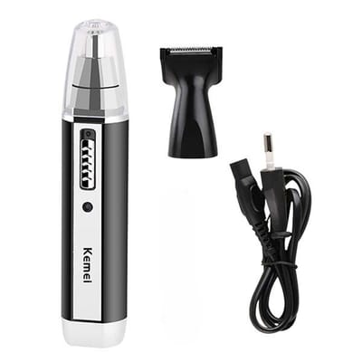 Kemei KM-6632 2 In 1 Rechargeable Nose Hair Trimmer_img_0