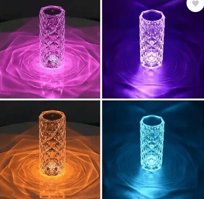 Rose Crystal Diamond Table LamP